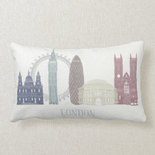 Coussin Rectangle Horizon de Londres