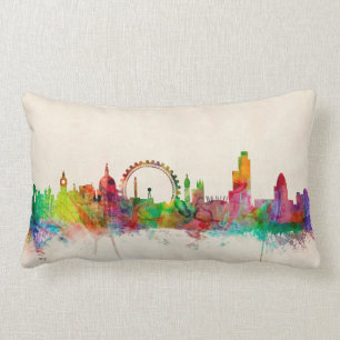 Coussin Rectangle Horizon de Londres Angleterre