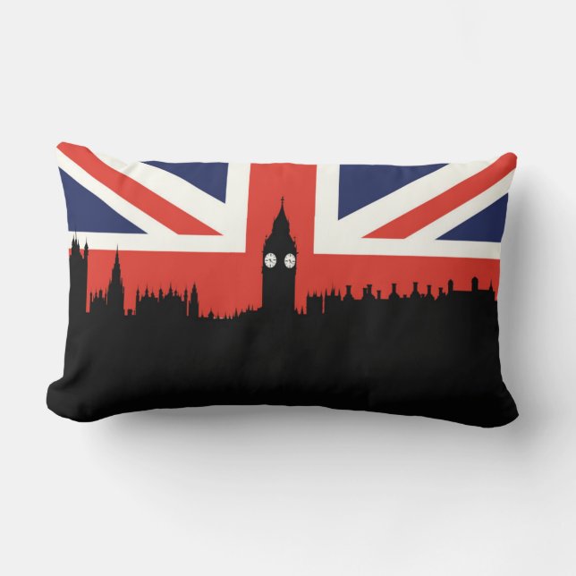 Coussin Rectangle Horizon | de Londres le drapeau britannique (Recto)