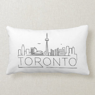 Coussin Rectangle Horizon de Toronto, Canada