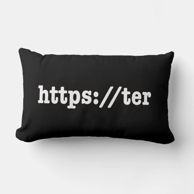 Coussin Rectangle https://ter / code html (Recto)