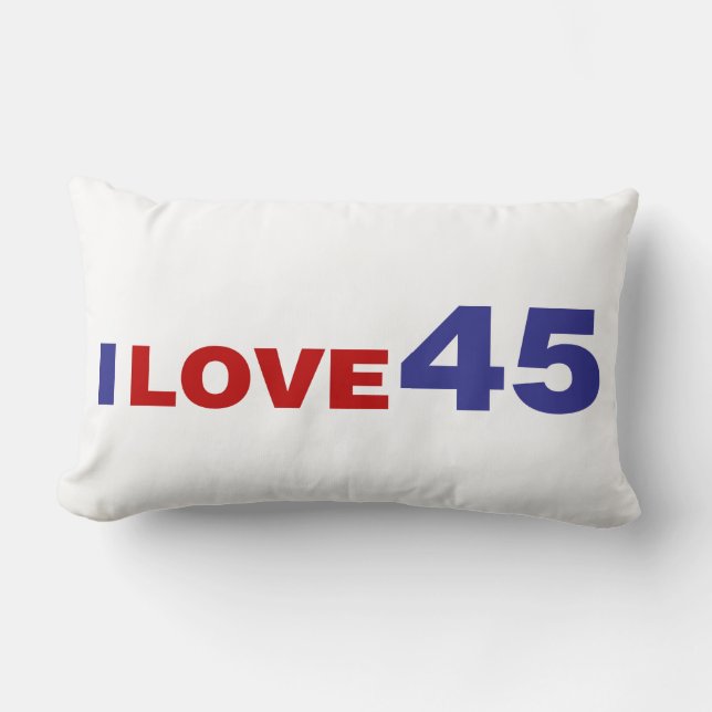 Coussin Rectangle I Love 45 (Recto)