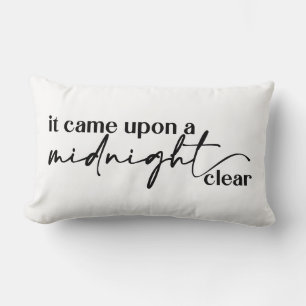 Coussin Rectangle Il Est Arrivé À Minuit Clair Noël Réversible