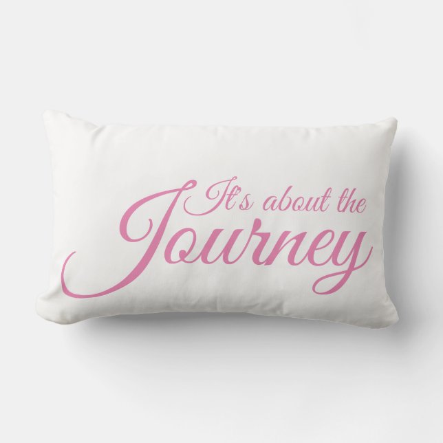 Coussin Rectangle Il s'agit du voyage (Recto)