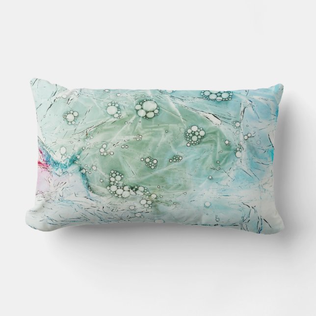 Coussin Rectangle Illustration abstraite multicolore (Recto)