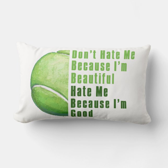 Coussin Rectangle Im bonne balle de tennis bel Im (Recto)