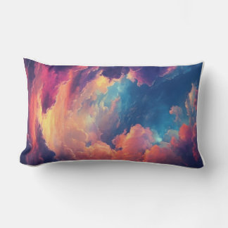 Coussin Rectangle Imaginaire Sky Vibe rêve Multicolore Cloudscape