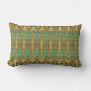 Coussin Rectangle Impression de motif de truite brune motif