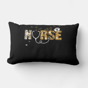 Coussin Rectangle Infirmière Cadeau Halloween avec Citrouille Boo Sp