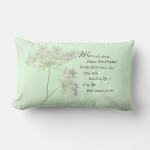 Coussin Rectangle Infirmière praticien Touch Vies Fleur sauvage