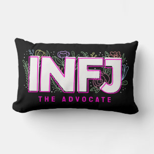 Coussin Rectangle INFJ Introvertir le Étiquette MBTI Type de personn