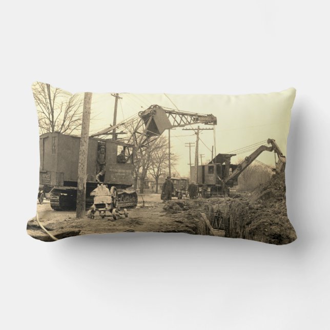 Coussin Rectangle INGÉNIEUR de OPÉRATION du nord-ouest 105 de grue (Recto)