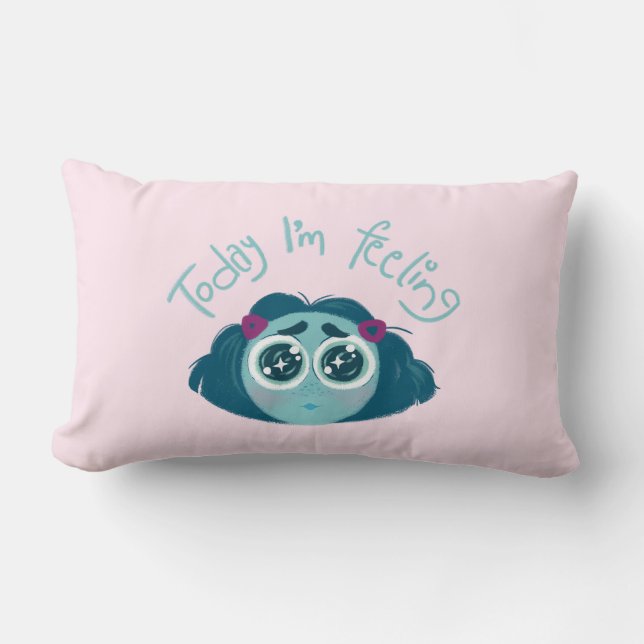 Coussin Rectangle Inside Out 2 Aujourd’hui je me sens Envy Graphic (Recto)