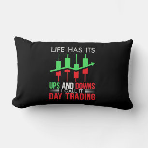Coussin Rectangle Investisseur J'Appelle Ça Jour Trading