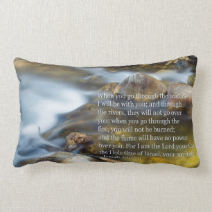 Coussin Rectangle Isaïe 43 : 2 ou 3