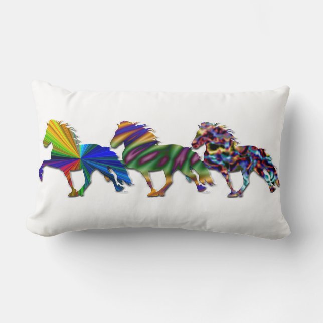 Coussin Rectangle Islandais sauvages (Recto)