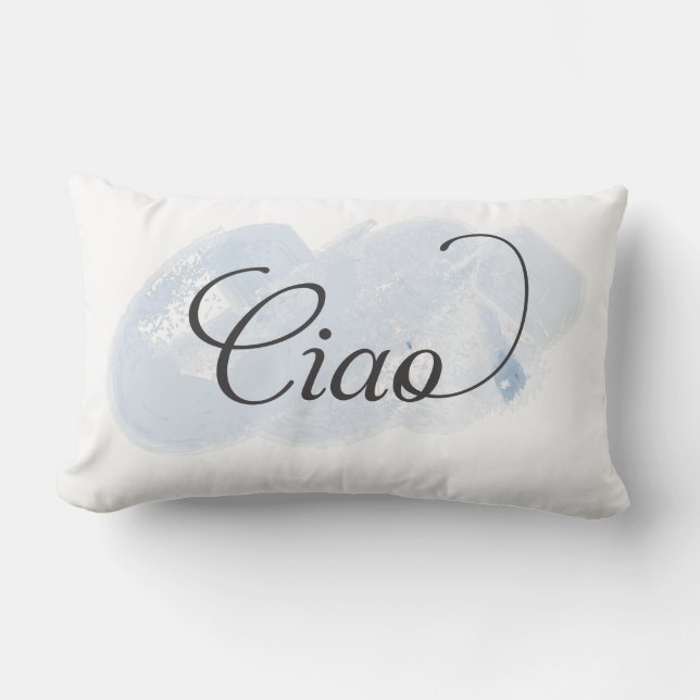 Coussin Rectangle Italien - Ciao (Recto)