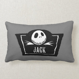 Coussin Rectangle Jack Skellington Tête