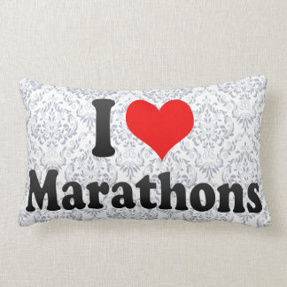 Coussin Rectangle J'aime des marathons