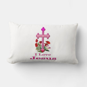 Coussin Rectangle J'aime les cadeaux de Jésus