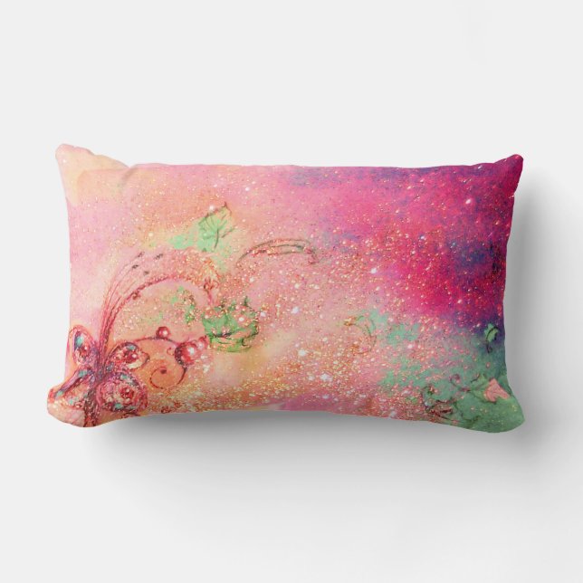 COUSSIN RECTANGLE JARDIN DES OMBRES PERDUES - PLANTE MAGIQUE DE BOUT (Recto)