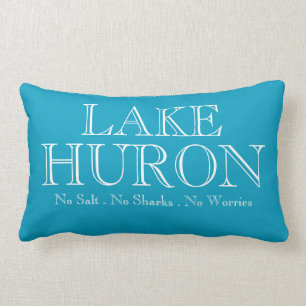 Coussin Rectangle Je coeur le LAC HURON