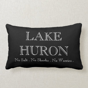 Coussin Rectangle Je coeur le LAC HURON