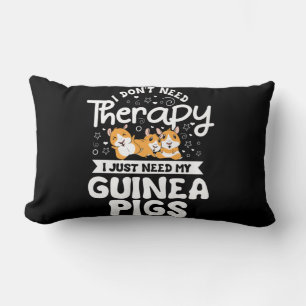 Coussin Rectangle Je n'ai pas besoin Thérapie Guinée Pig Cavy Rodden