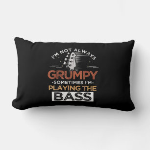 Coussin Rectangle Je ne suis pas toujours grincheux Parfois je joue