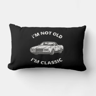 Coussin Rectangle Je ne suis pas vieux Je suis classique