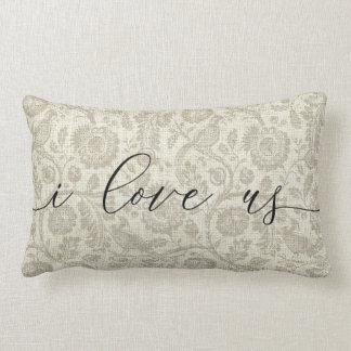Coussin Rectangle Je nous aime carreau décoratif
