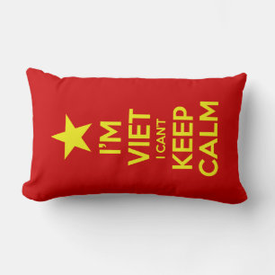 Coussin Rectangle Je suis Viêt Je ne peux pas garder le calme