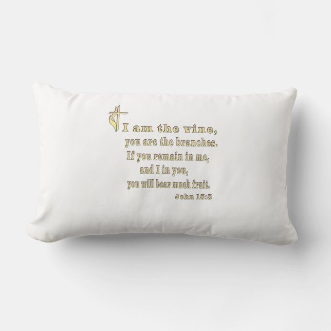 Coussin Rectangle Jean 15:5  (Recto)