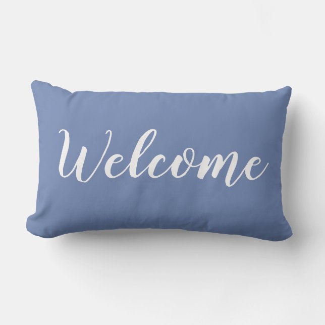 Coussin Rectangle JET CHIC PILLOW_ " accueil " (Recto)