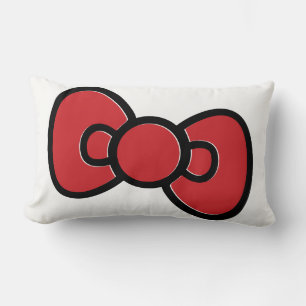 Coussin Rectangle Joli Ruban Rouge Fantaisiste 