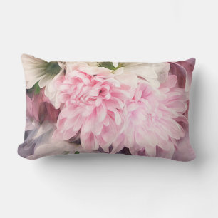 Coussin Rectangle jolie photo florale rose