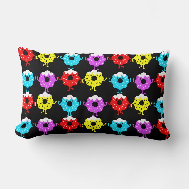 Coussin Rectangle Jour national des beignets (Recto)