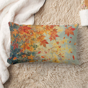 Coussin Rectangle Joyeuse fête de Thanksgiving, Saison d'automne, Mo