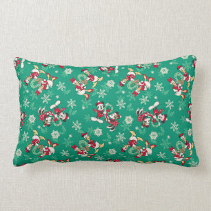 Coussin Rectangle Joyeux Noël Décorez les salles Mickey & Donald