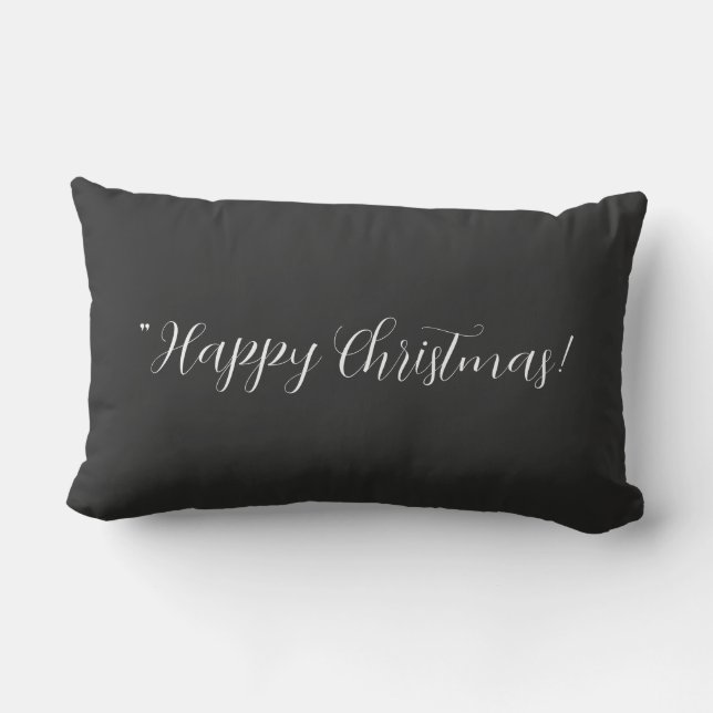 Coussin Rectangle Joyeux Noël, tendres rêves (Verso)