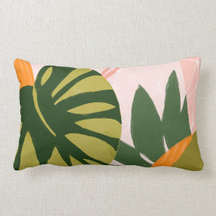 Coussin Rectangle Jungle Collage I