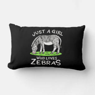 Coussin Rectangle Juste Une Fille Qui Aime Les Zèbres