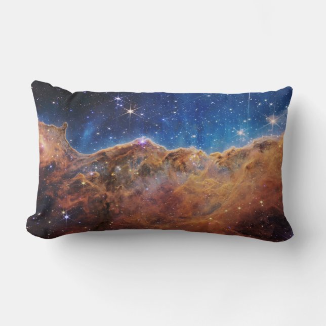 Coussin Rectangle JWST James Webb Télescope Spatial Falaises cosmiqu (Recto)