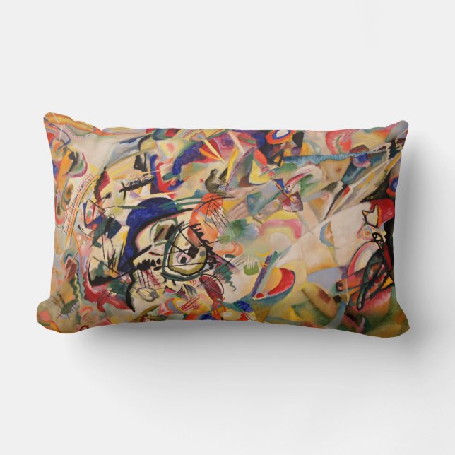 Coussin Rectangle Kandinsky Moderne peinture Abstraite (Recto)