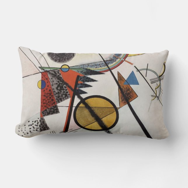 Coussin Rectangle Kandinsky peinture Abstraite Maître d'Art Moderne (Recto)