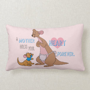 Coussin Rectangle Kanga et Roo  Citation mère