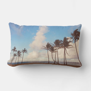 Coussin Rectangle Kauai Island Palm Tree Lumbar Jeu d'oreiller