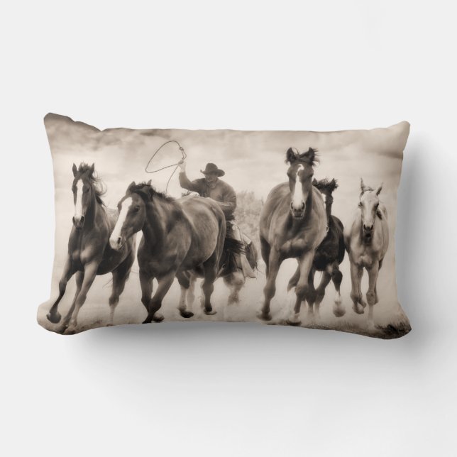 Coussin Rectangle La Chase I (Recto)