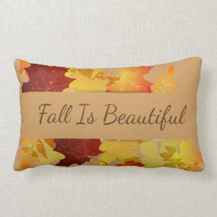 Coussin Rectangle La Coussin-Chute de feuille d'automne est belle