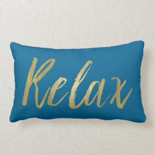 Coussin Rectangle La feuille d'or détendent